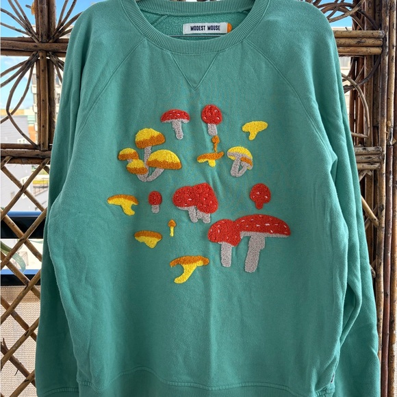 MODEST MOUSE concert sweatshirt with Mushroom Design - Picture 1 of 7